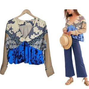 Free People Aloha State Of Mind Blouse Size Small
